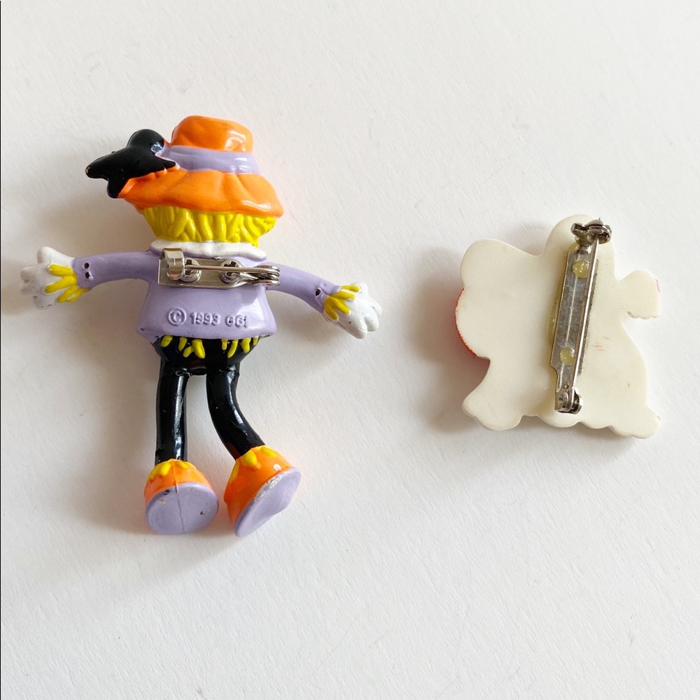 Vintage Halloween Brooches Lot Of 4 - Picture 9 of 14